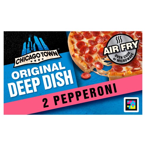 Chicago Town 2 Deep Dish Pepperoni Mini Pizzas