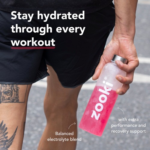 Zooki Electrolytes+ Exercise & Recover, Cherry Flavour