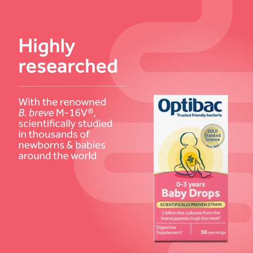 Optibac Probiotics Baby Drops - 30 Servings