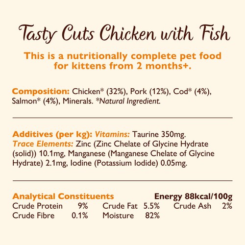 Lily's Kitchen Cat Tasty Cuts Kitten Mixed Multipack