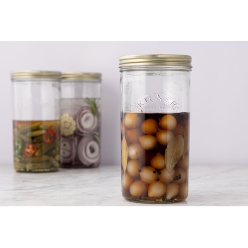 Kilner Wide Mouth Preserve Jar 1 Litre