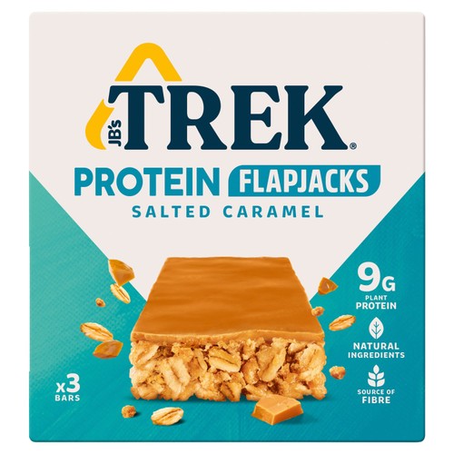 TREK Salted Caramel Protein Flapjacks Multipack