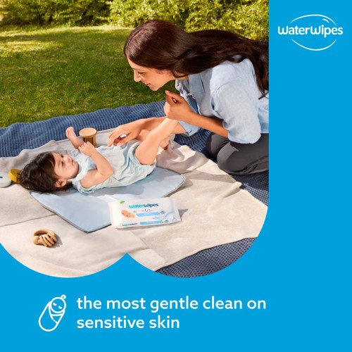 WaterWipes Sensitive Newborn Biodegradable Wipes - 1080 Wipes