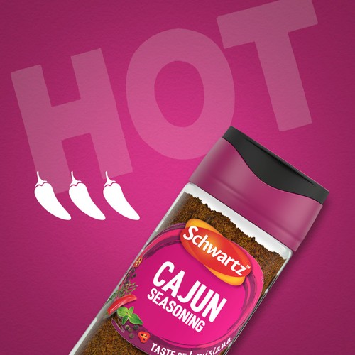 Schwartz Cajun Seasoning Jar