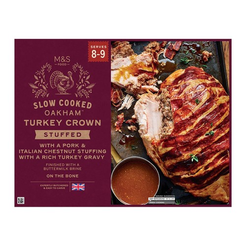 M&S Oakham Slow Cooked Turkey Crown