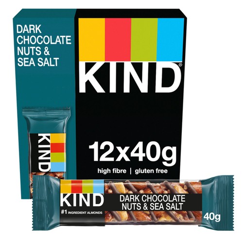 KIND Dark Chocolate Nuts & Sea Salt Snack Bars Multipack