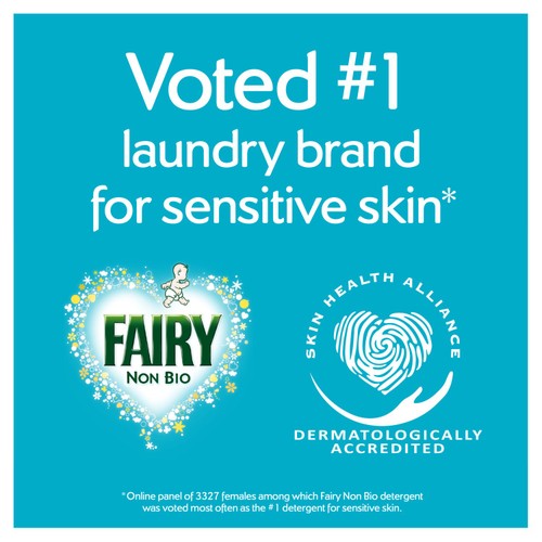 Fairy Non-Bio Washing Liquid Gel For Sensitive Skin 64 Washes   