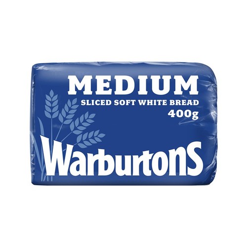 Warburtons White Sliced Medium Loaf