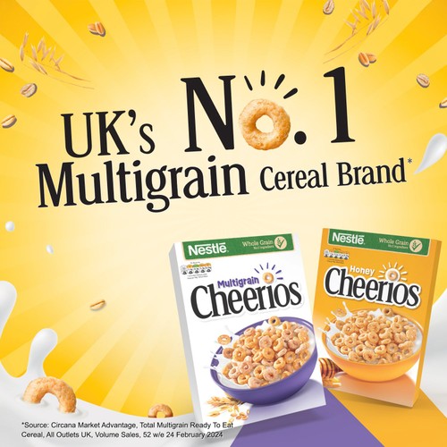 Cheerios Honey Multigrain Breakfast Cereal