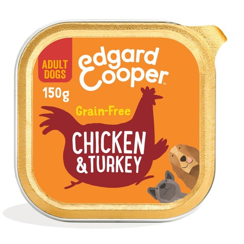 Edgard & Cooper Adult Grain Free Wet Dog Food with Chicken & Turkey