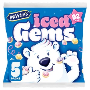 McVitie's Candyfloss Iced Gems Biscuits Multipack