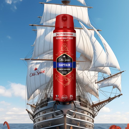 Old Spice Deodorant Spray Captain