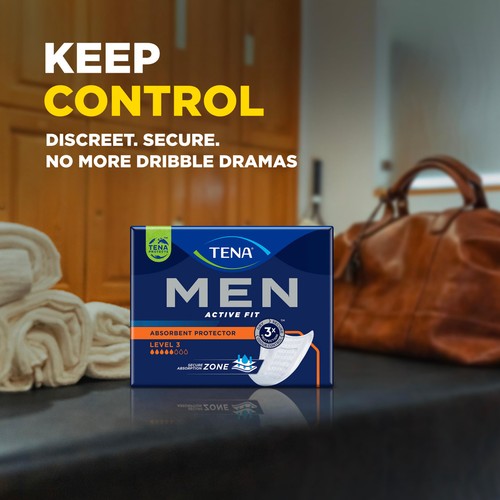 Tena for Men Incontinence Absorbent Protector Level 3 