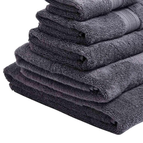 M&S Ultimate Super Soft Pure Cotton Towel, Extra Large, Dark Charcoal
