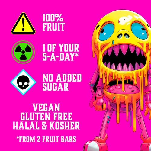Zombie Mini Fruit Bars Variety Multipack