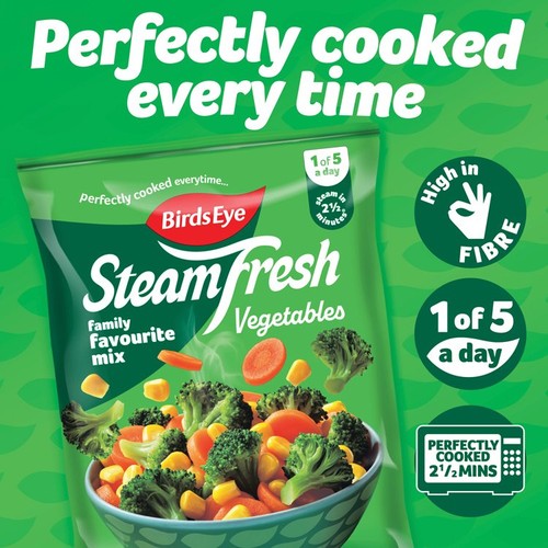 Birds Eye Steamfresh 4 Family Favourites Steam Bags