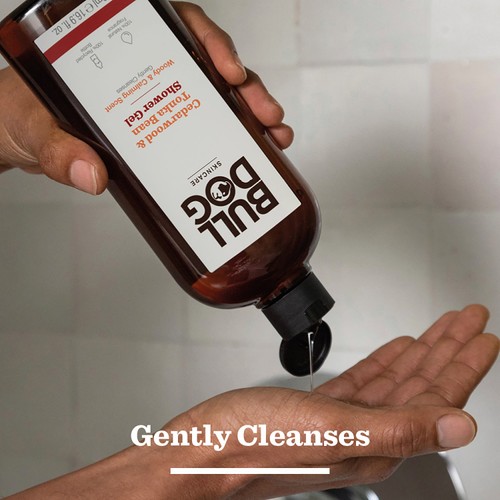 Bulldog Mens Cedarwood and Tonka Bean Shower Gel