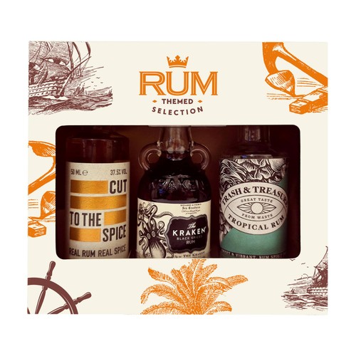 Premium Rum Trio Selection Gift Set