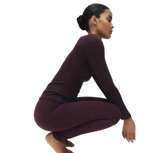 M&S Heatgen Max TM Fleece Legging, Aubergine, L