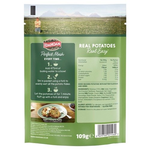 Idahoan Butter & Herb Mash 