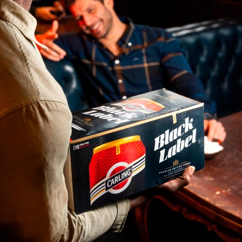 Carling Black Label Lager Beer Cans