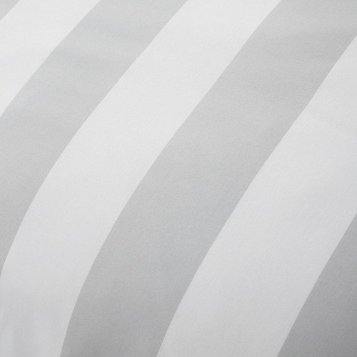 Catherine Lansfield Cove Stripe Single Duvet Set Silver