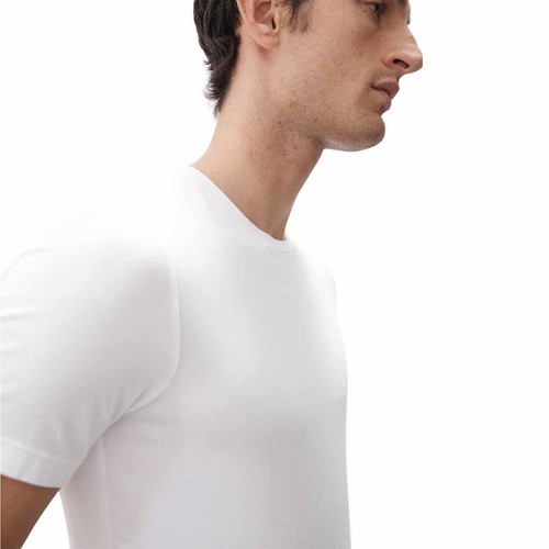 M&S Mens Supima Cotton Blend T-Shirt Vest, Small, White