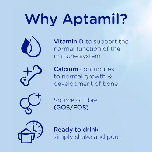Aptamil 3 Baby Toddler Milk Formula Liquid 1-3 Years 