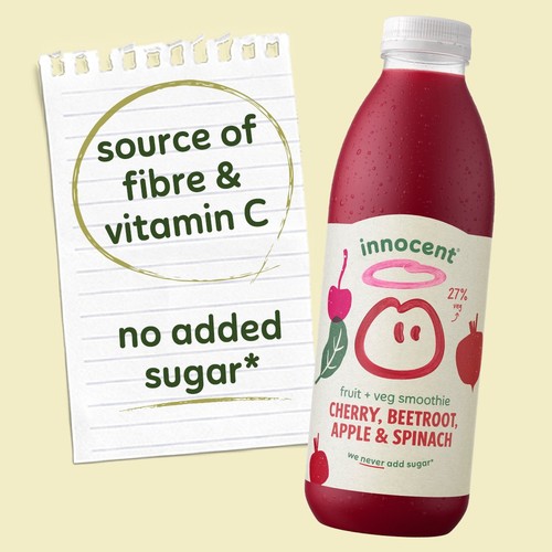 Innocent Cherry, Beetroot, Apple & Spinach Smoothie