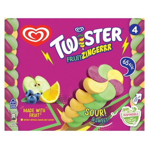 Twister Fruit Zingerrr Ice Lollies