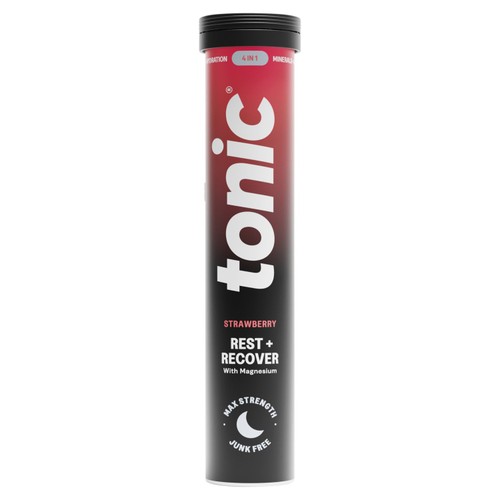Tonic Health Rest and Recover Strawberry Magnesium Effervescent