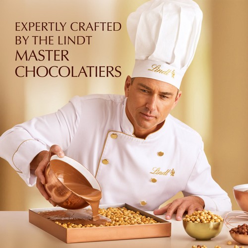 Lindt Les Grandes Hazelnuts Dark Chocolate Bar 