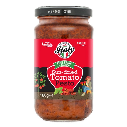Free From Italy Sun-Dried Tomato Pesto