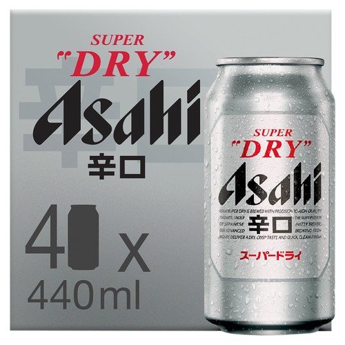 Asahi Super Dry Beer Lager Cans