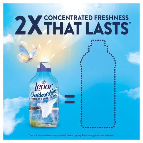 Lenor Outdoorable Fabric Conditioner Sea Breeze Stroll 86 Washes
