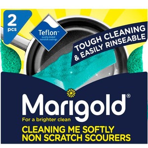 Marigold Cleaning Me Softly Non Scratch Scourers (2 pack)
