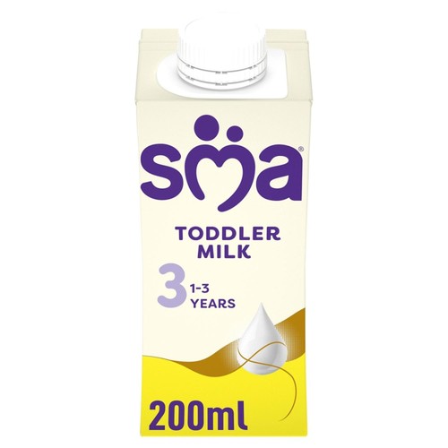 SMA 3 Toddler Baby Milk Ready to Drink Liquid Formula 1-3 Years 200ml