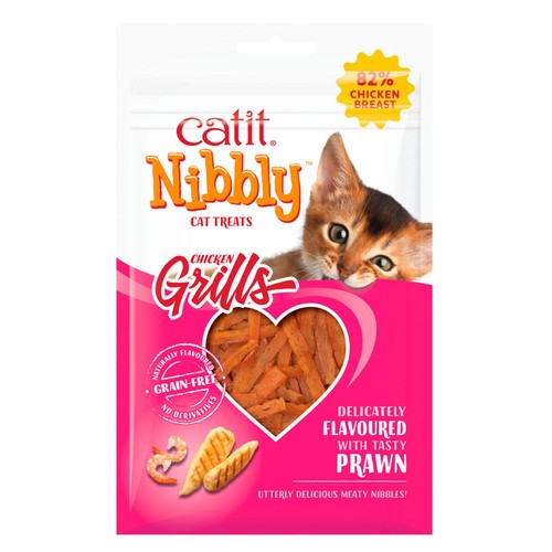 Catit Nibbly Grills Chicken & Prawn Cat Treat