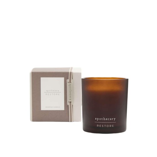 M&S NEW Restore Boxed Candle, Amber