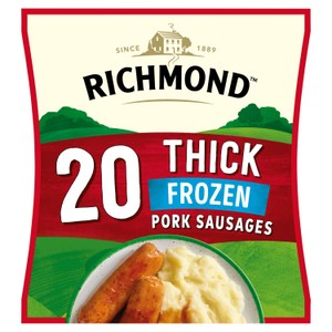 Richmond 12 Thick Pork Sausages 615g