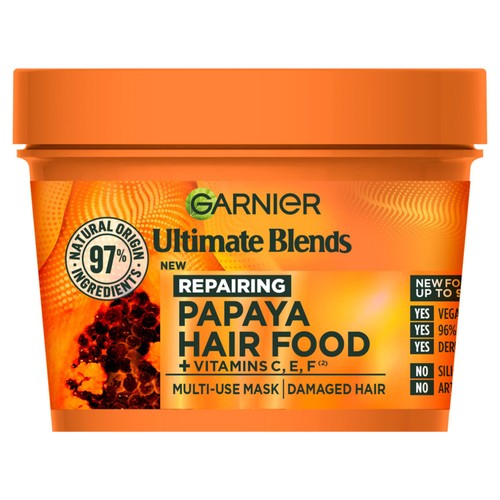 Garnier Ultimate Blends Hair Food Papaya 3-in-1 Hair Mask Treatment 
