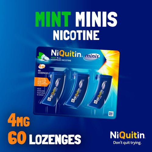 NiQuitin Mint 4mg Lozenges Nicotine