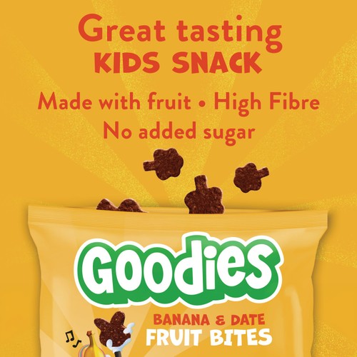 Goodies Banana & Date Fruit Bites Kids Snack