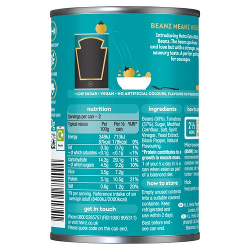 Heinz Extra Rich Beans 410g