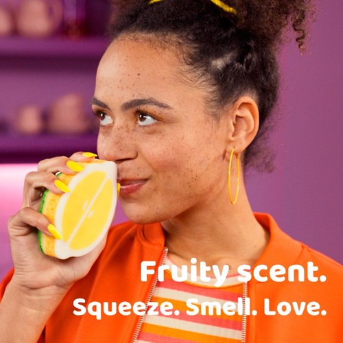 Vileda Punch Flexible Lemon Scourer
