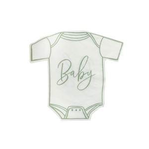 Sage Babygrow Paper Party Napkins