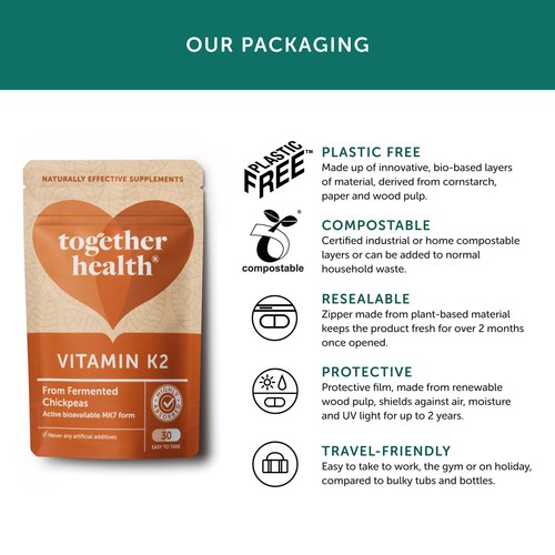 Together Health Vitamin K2, Natural Plant Source