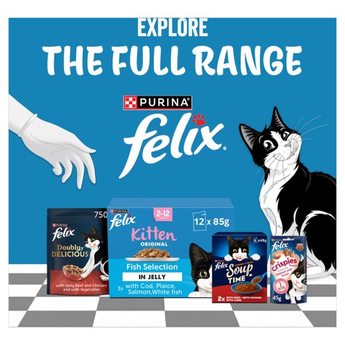 Felix Original Kitten Fish Selection in Jelly Wet Cat Food