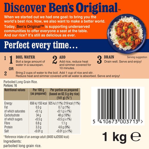 Ben's Original Long Grain Rice
