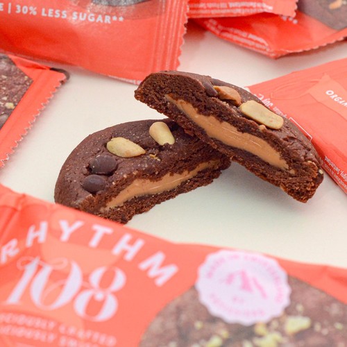 Rhythm 108 Swiss Vegan Chocolate Peanut Butter Soft-Baked Filled Cookie